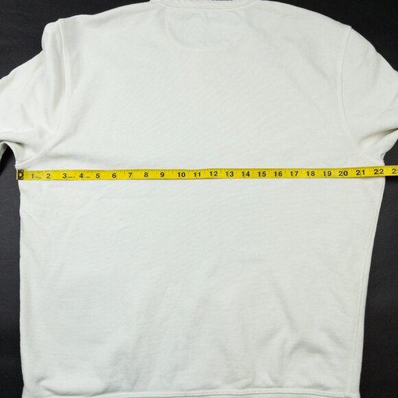 Faherty Graphic Print Sweatshirt Men's Large Ivory 12 South Nashville Crewneck - Picture 12 of 15